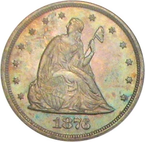 image for: 1876 20c DGS Proof 60