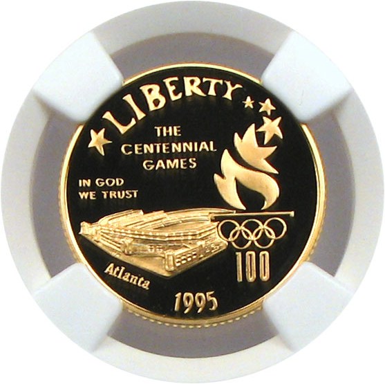 image for: 1995-W Olympic Stadium $5 NGC Proof 70 UCameo