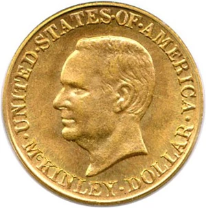 image for: 1917 McKinley G$1 PCGS/CAC MS64