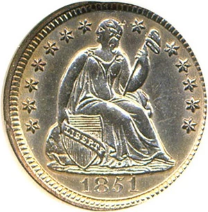 image for: 1851 H10c DGS AU58 (Cleaned)