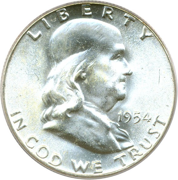 image for: 1954 50c PCGS/CAC MS65 FBL