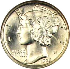 image for: 1925-S 10c NGC MS66 FB