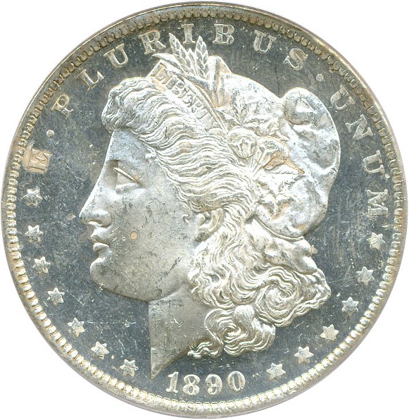 image for: 1890-O $1 PCGS MS64 DMPL