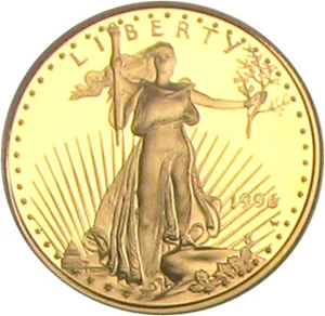 image for: 1996-W Gold Eagle $10 PCGS Proof 69 DCameo