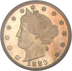 image for: 1883 5c PCGS/CAC Proof 64 (No Cents)