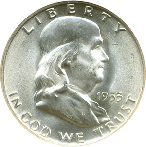 image for: 1953-D 50c NGC MS65 FBL