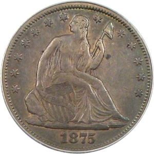 image for: 1875 50c PCGS XF40
