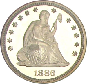 image for: 1886 25c NGC/CAC Proof 66 Cameo