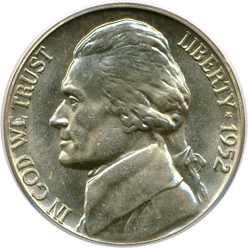 image for: 1952-D 5c PCGS MS65 FS