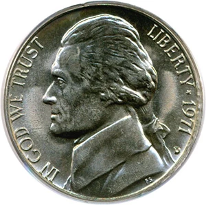 image for: 1971-D 5c PCGS MS65 FS