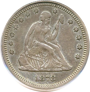 image for: 1878-S 25c PCGS VF30