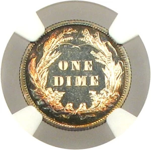 image for: 1912 10c NGC Proof 67 Cameo * Star/Color *