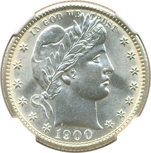 image for: 1900-S 25c NGC MS65