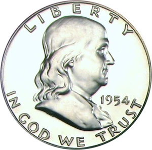 image for: 1954 50c PCGS/Secure Proof 67+ Cameo