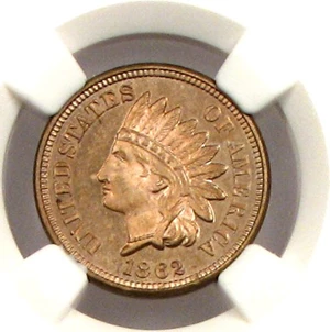 image for: 1862 1c NGC Proof 64