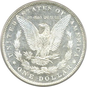 image for: 1890 $1 PCGS/CAC MS64 DMPL