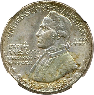 image for: 1928 Hawaiian 50c NGC MS65