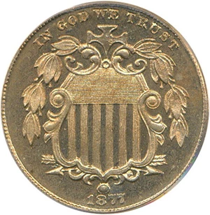 image for: 1877 5c PCGS Proof 65