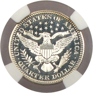 image for: 1907 25c NGC Proof 67 Cameo