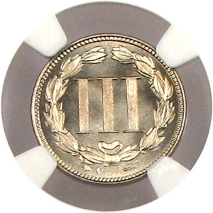 image for: 1880 3cN NGC/CAC Proof 66 Cameo