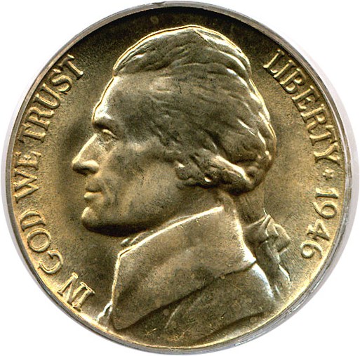 image for: 1946-D 5c PCGS MS66 FS