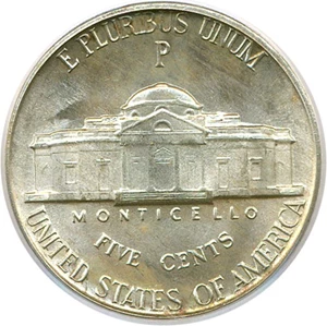 image for: 1945-P 5c PCGS MS65 FS