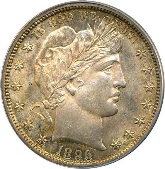 image for: 1896-S 50c PCGS MS65
