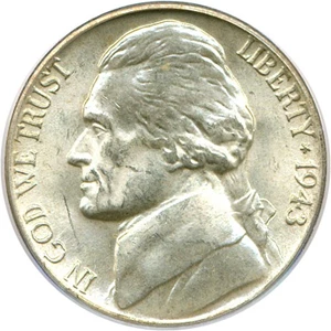 image for: 1943-P 5c PCGS MS64 FS