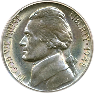 image for: 1948-S 5c PCGS MS66 FS * Color *