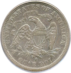 image for: 1878-S 25c PCGS VF30