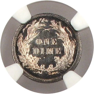 image for: 1878 10c NGC/CAC Proof 64 Cameo