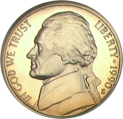 image for: 1990-S 5c NGC Proof 69 UCameo (DDO, VP-001)