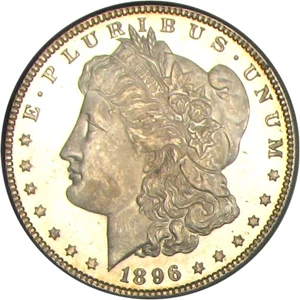 image for: 1896 $1 PCGS MS65 DMPL