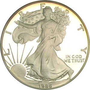 image for: 1986-S Silver Eagle $1 NGC Proof 69 UCameo
