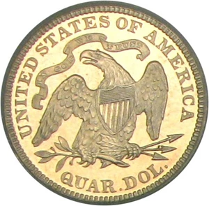 image for: 1876 25c PCGS Proof 64 OGH