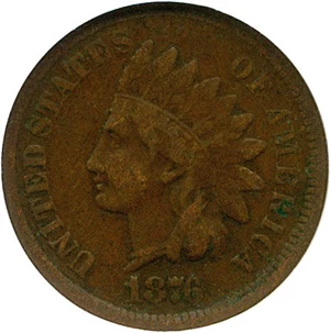 image for: 1876 1c NGC F12