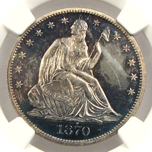 image for: 1870 50c NGC Proof 64