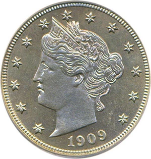 image for: 1909 5c PCGS/CAC Proof 64