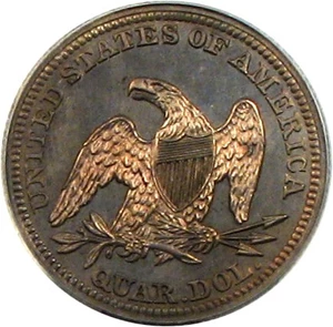 image for: 1858 25c PCGS Proof 64