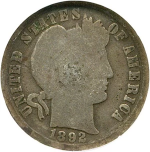 image for: 1892-S 10c NGC Good-4