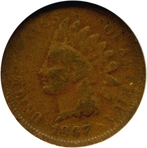 image for: 1867 1c NGC Good-4