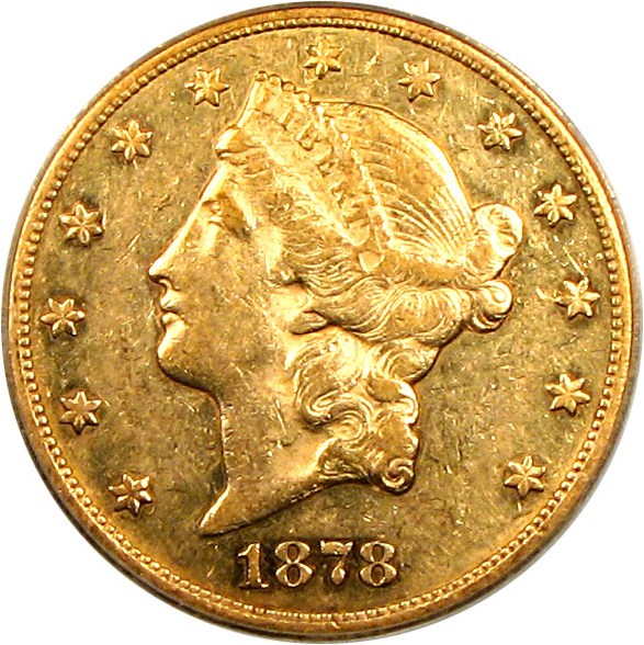 image for: 1878-CC $20 PCGS XF45
