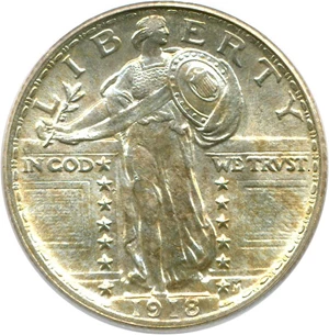 image for: 1918 25c PCGS MS64
