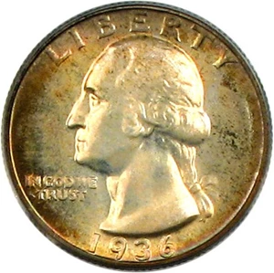 image for: 1936 25c PCGS/CAC Proof 66