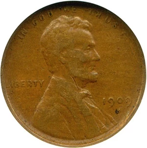 image for: 1909-S 1c NGC VF20 (Lincoln, S/Horizontal S)