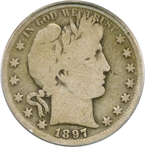 image for: 1897-S 50c PCGS G04
