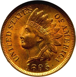 image for: 1895 1c NGC MS65 RD