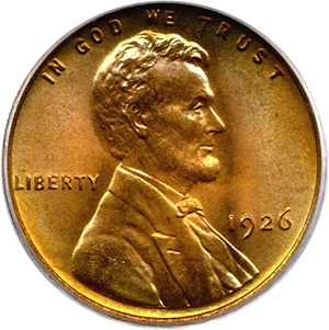 image for: 1926 1c PCGS/CAC MS67 RD
