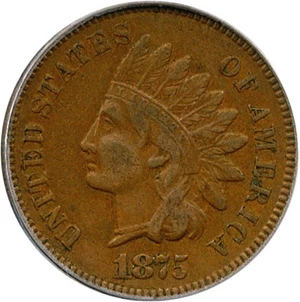 image for: 1875 1c PCGS XF40