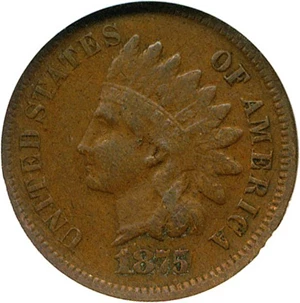 image for: 1875 1c NGC VF20 BN